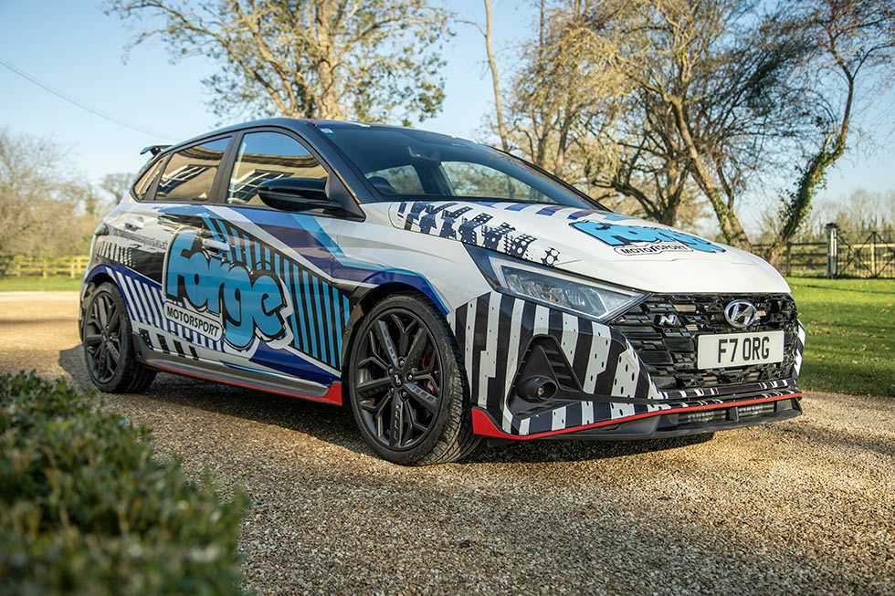 Hyundai i20 Oil Catch Can by Forge Motorsport - Black - RHD Models