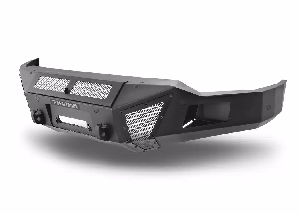 Dodge Ram 2500 Front Bumper - Go Rhino - BR11 Winch Mount - Textured Black - '19-'24