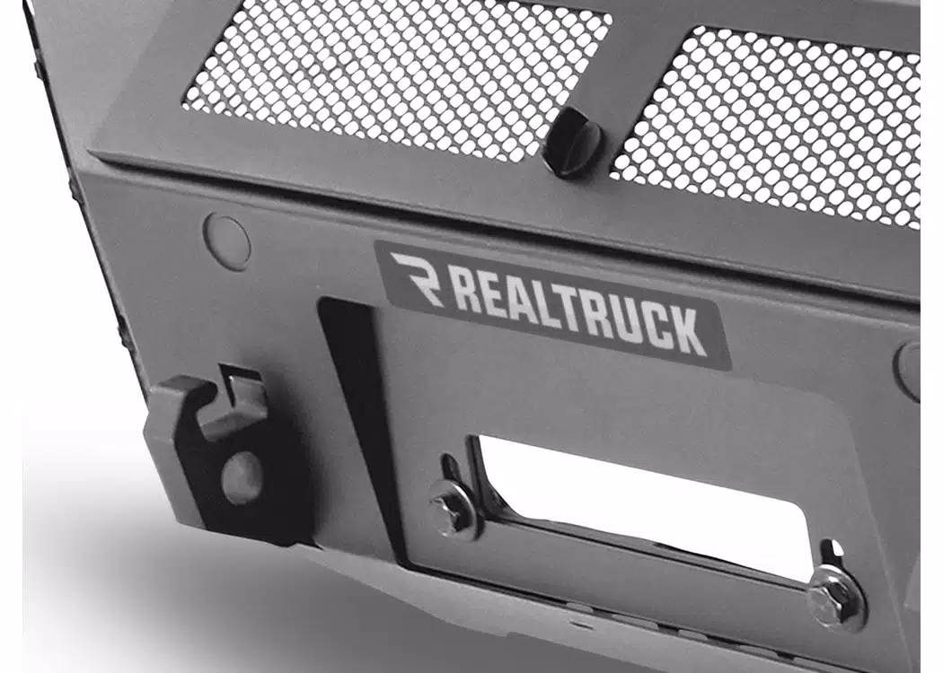 Dodge Ram 2500 Front Bumper - Go Rhino - BR11 Winch Mount - Textured Black - '19-'24