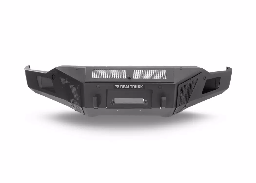 Dodge Ram 2500 Front Bumper - Go Rhino - BR11 Winch Mount - Textured Black - '19-'24