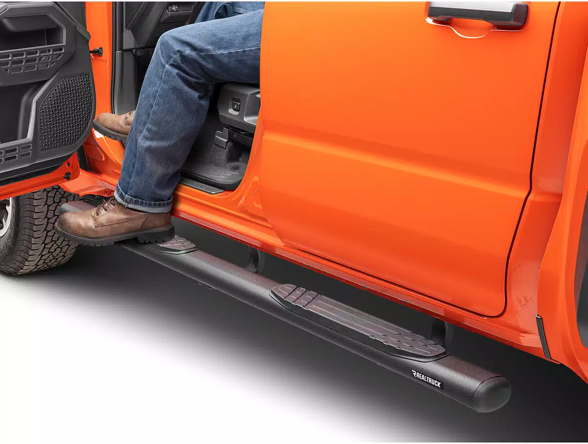 Ford F-350 Side Steps - Go Rhino - OE Xtreme - Textured Black - `99-`16