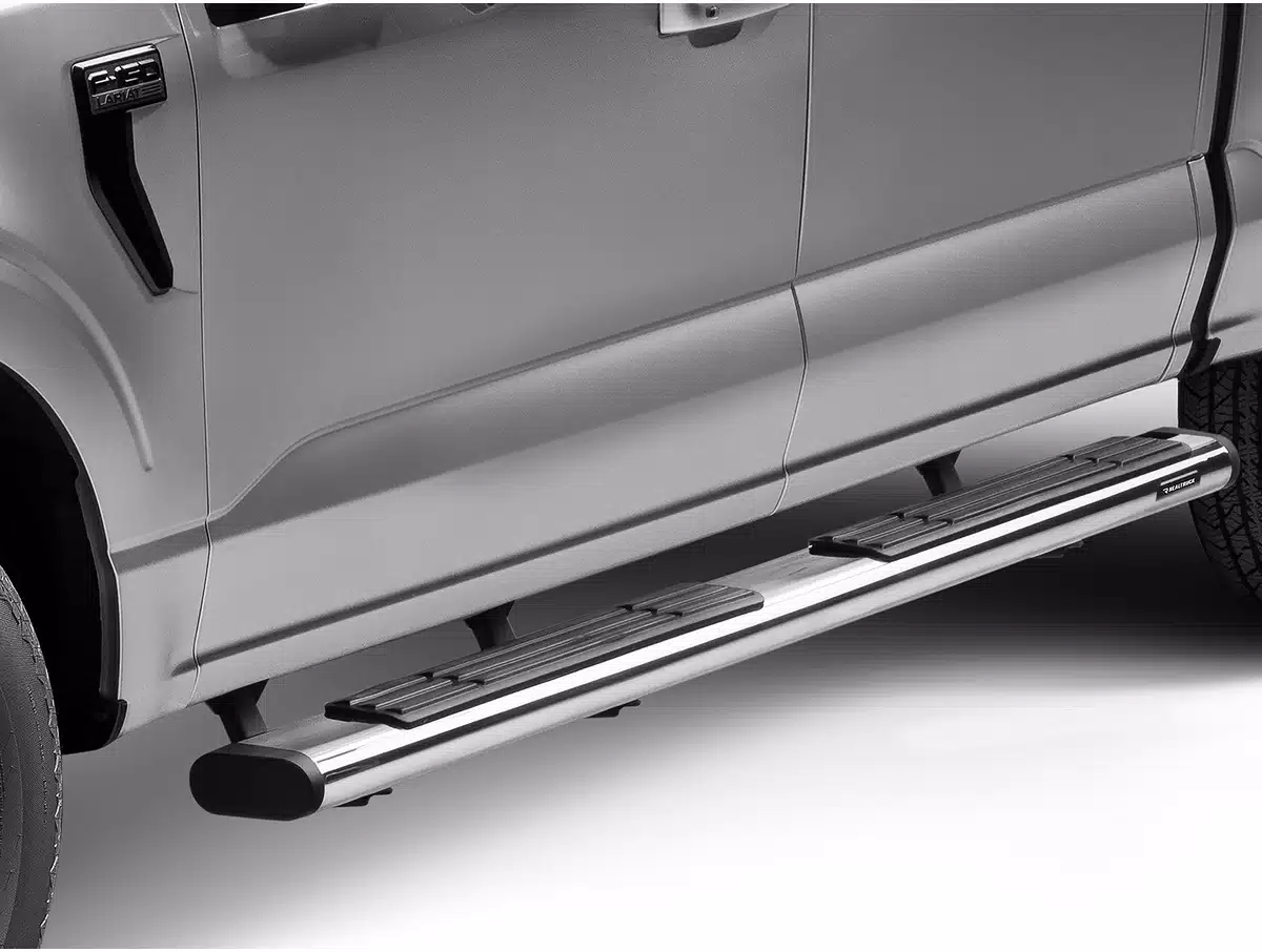 Ford F-350 Side Steps - Go Rhino - 6" OE Xtreme - Polished Finish - Crew Cab `99-`16