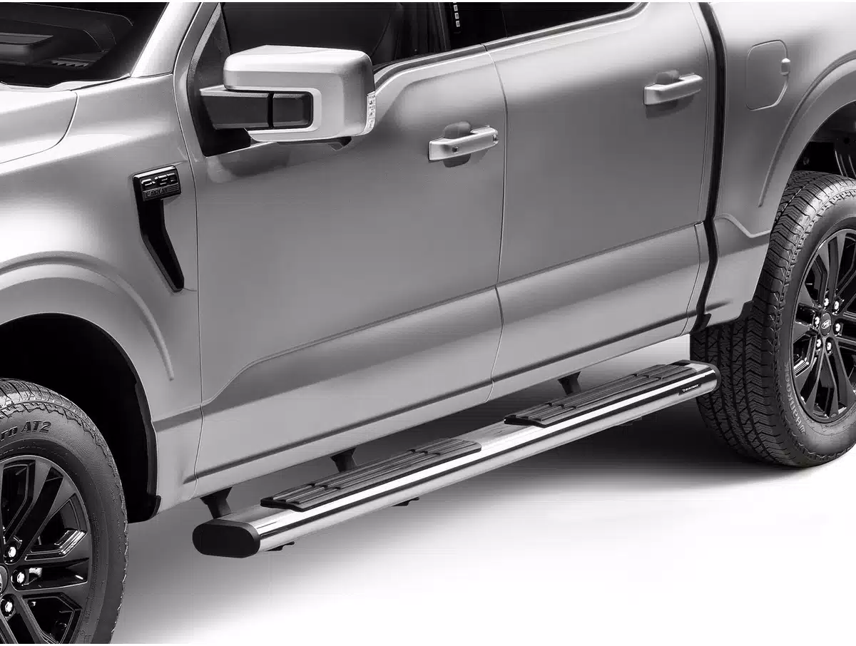 Ford F-350 Side Steps - Go Rhino - 6" OE Xtreme - Polished Finish - Crew Cab `99-`16