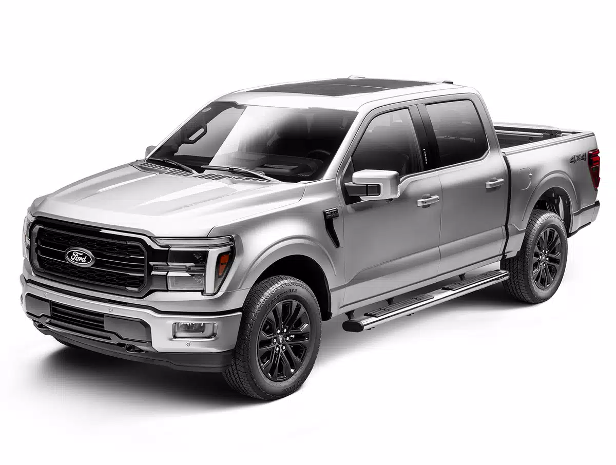 Ford F-350 Side Steps - Go Rhino - 6" OE Xtreme - Polished Finish - Crew Cab `99-`16