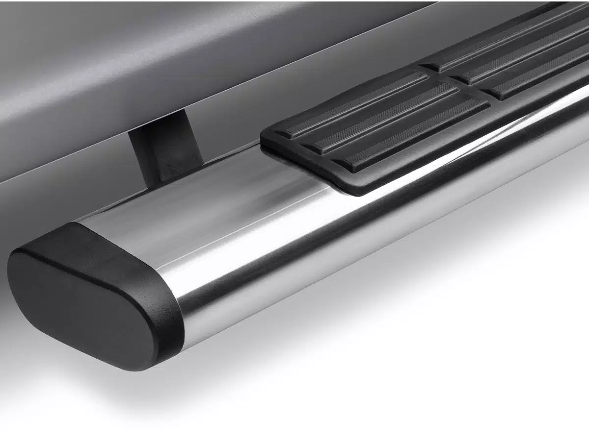 Ford F-350 Side Steps - Go Rhino - 6" OE Xtreme - Polished Finish - Crew Cab `99-`16