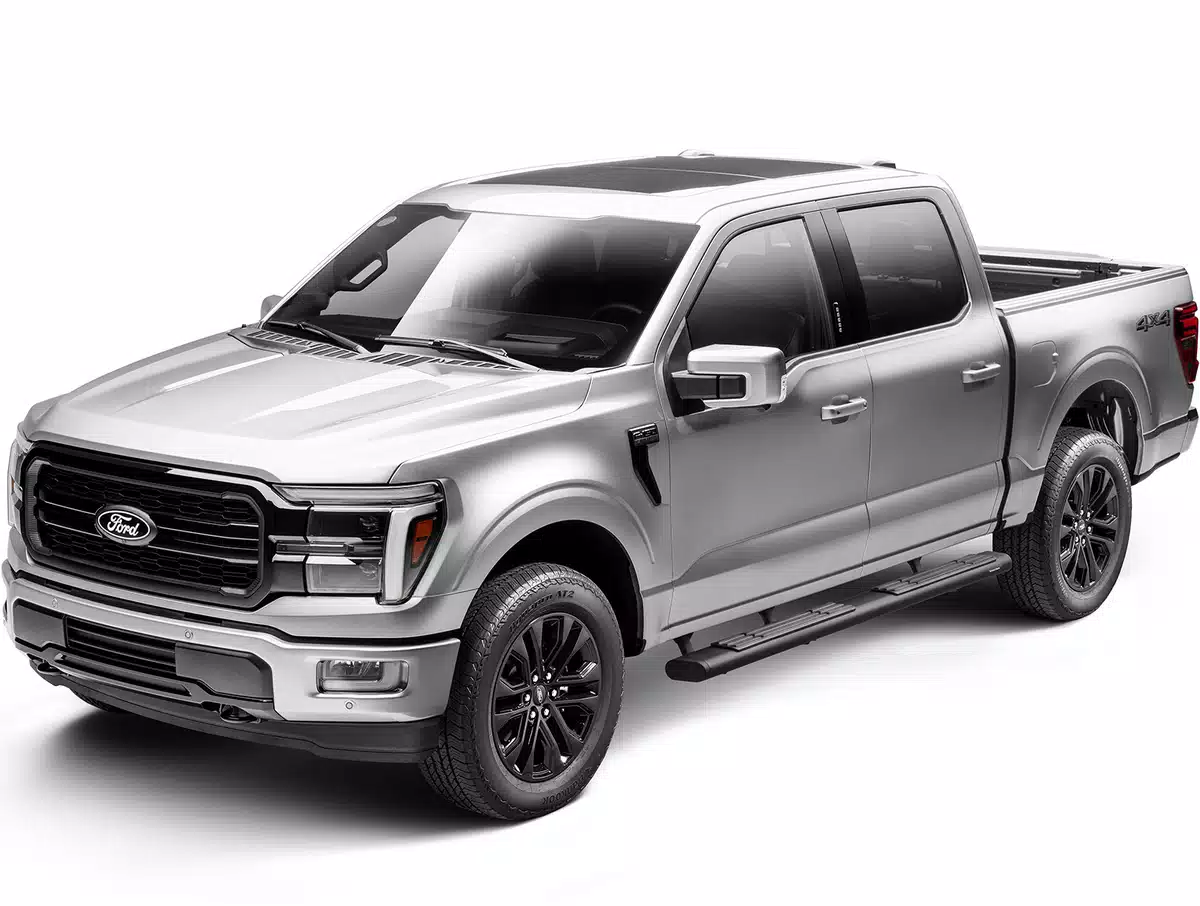 Ford F-350 Super Duty Nerf Bars & Running Boards - Go Rhino - OE Xtreme 6in - Textured Black - Crew Cab `99-`16