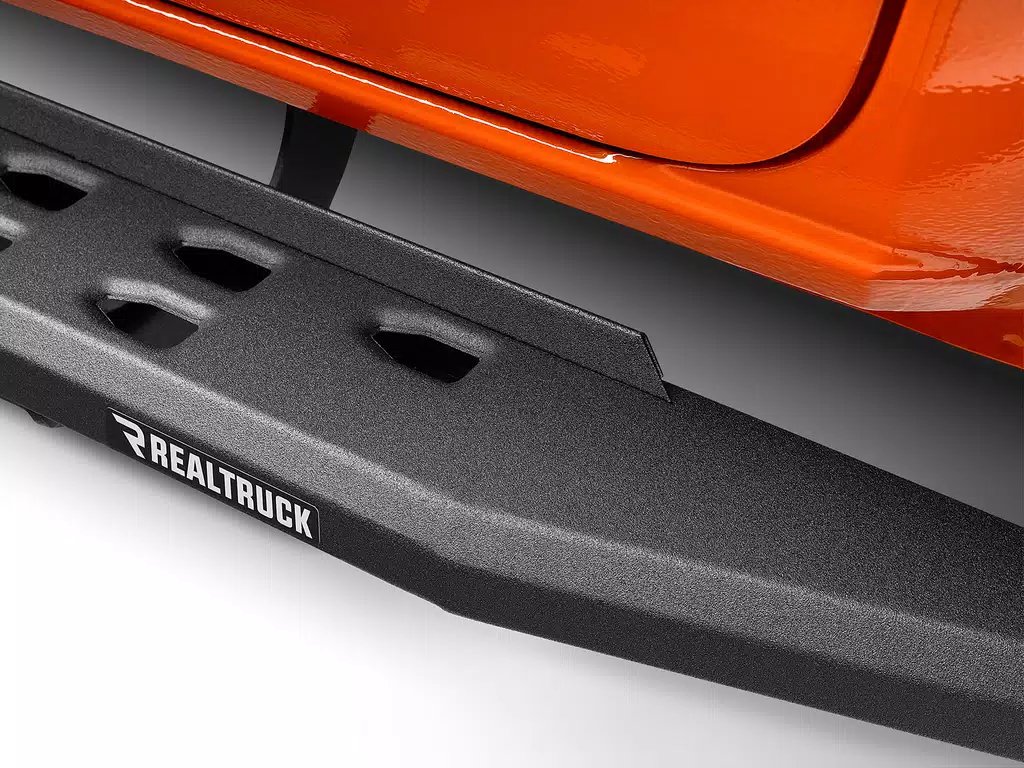 Dodge Ram 1500 Running Boards - Go Rhino - RB20 Slim Line - Bedliner Coat - `09-`14