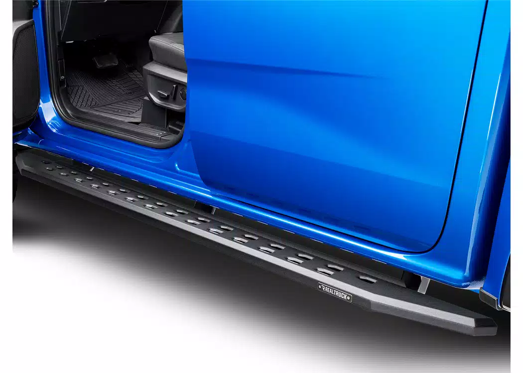 Dodge Ram 1500 Running Boards - Go Rhino - RB20 Slim Line - Bedliner Coat - `09-`14