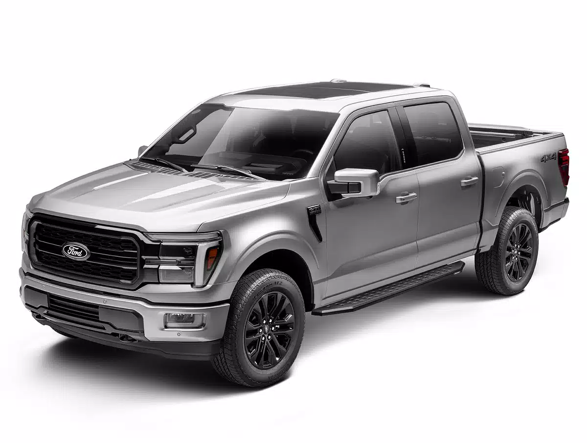 Ford F-350 Running Boards - Go Rhino - RB20 - Textured Black - `99-`16