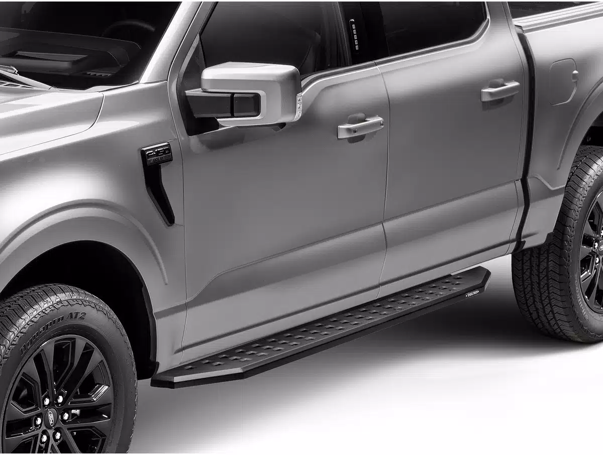 Ford F-350 Running Boards - Go Rhino - RB20 - Textured Black - `99-`16