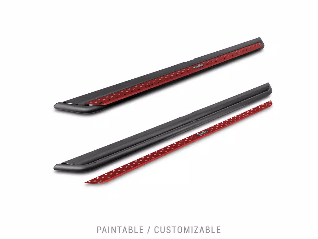 Dodge Ram 1500 Quad Cab Pickup Side Steps - Go Rhino - Dominator Extreme DSS - Textured Black - `09-'23