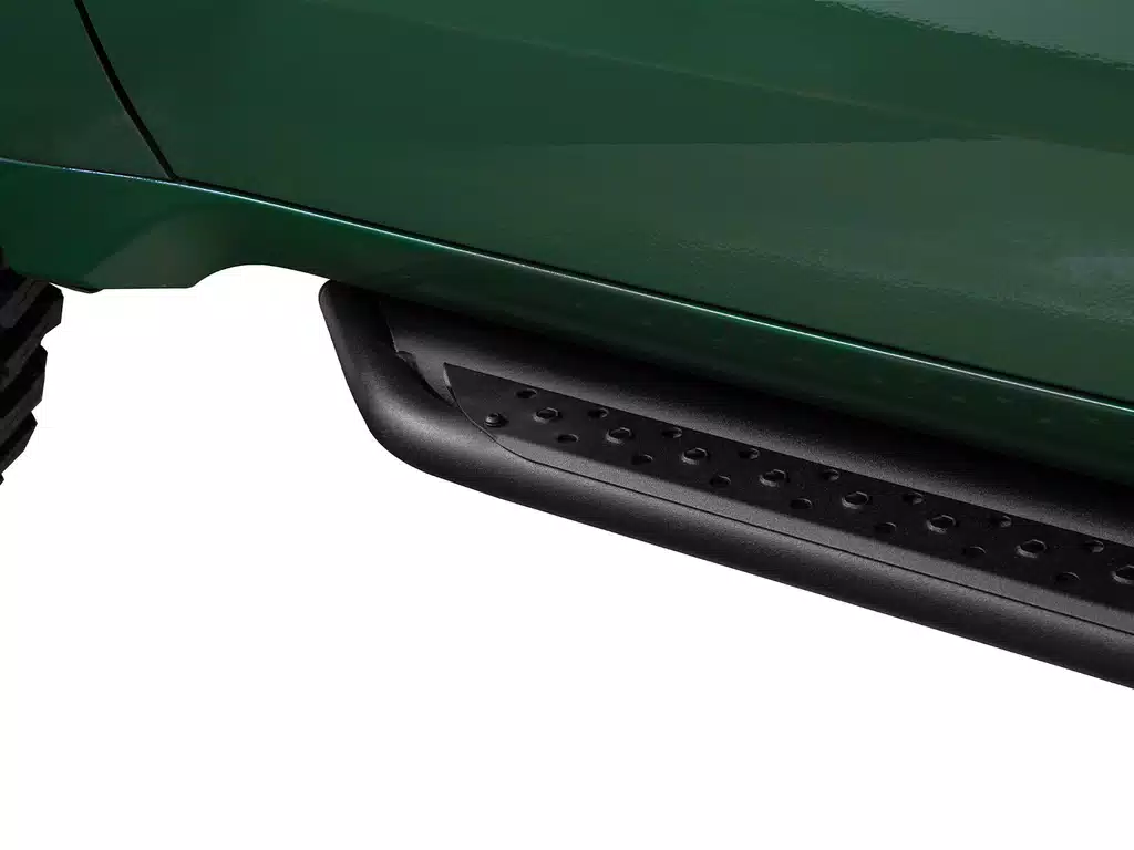 Dodge Ram 1500 Quad Cab Pickup Side Steps - Go Rhino - Dominator Extreme DSS - Textured Black - `09-'23