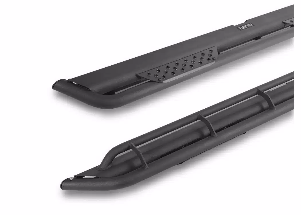 Toyota Land Cruiser Side Steps - Go Rhino - Dominator Xtreme DT - Textured Black - `24+