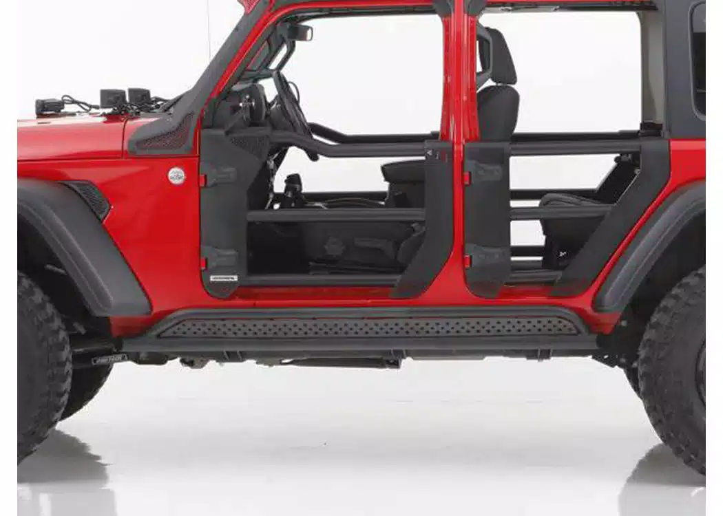 Toyota 4Runner Side Steps - Go Rhino - Frame Mounted Sliders - Textured Black - `14-`24