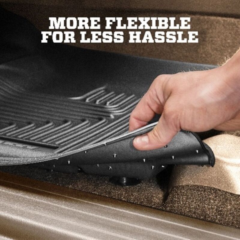 Acura RDX Floor Mats - Front + Rear - Husky Liners - Weatherbeater - Black - `19-`25