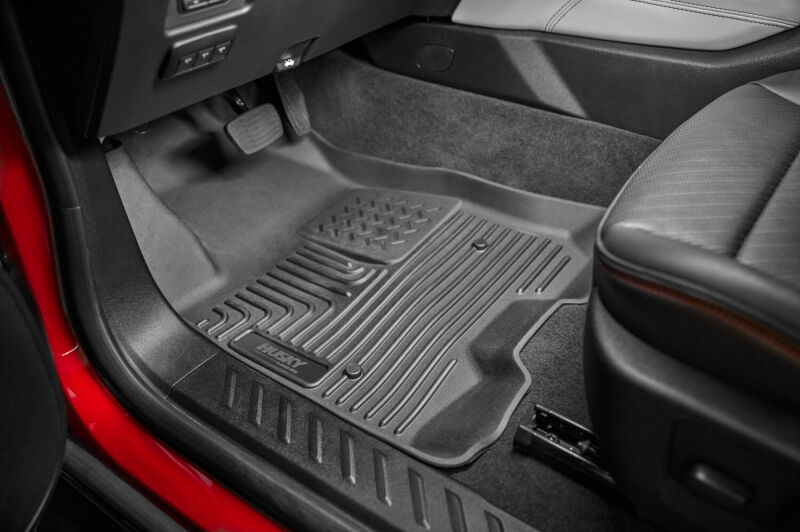Acura RDX Floor Mats - Front + Rear - Husky Liners - Weatherbeater - Black - `19-`25