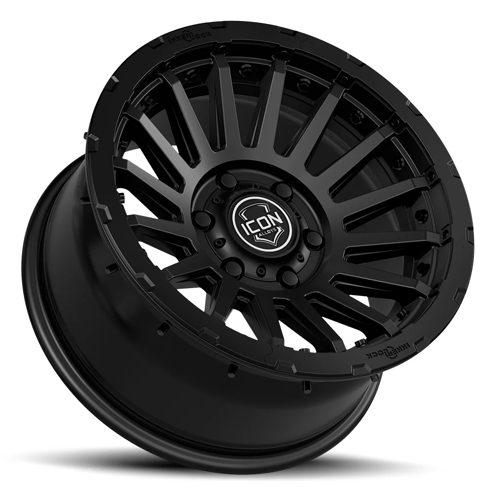 Custom Wheel - Recon - Satin Black - 18 X 9 / 6 x 5.5 / 0mm / 5" - Icon 