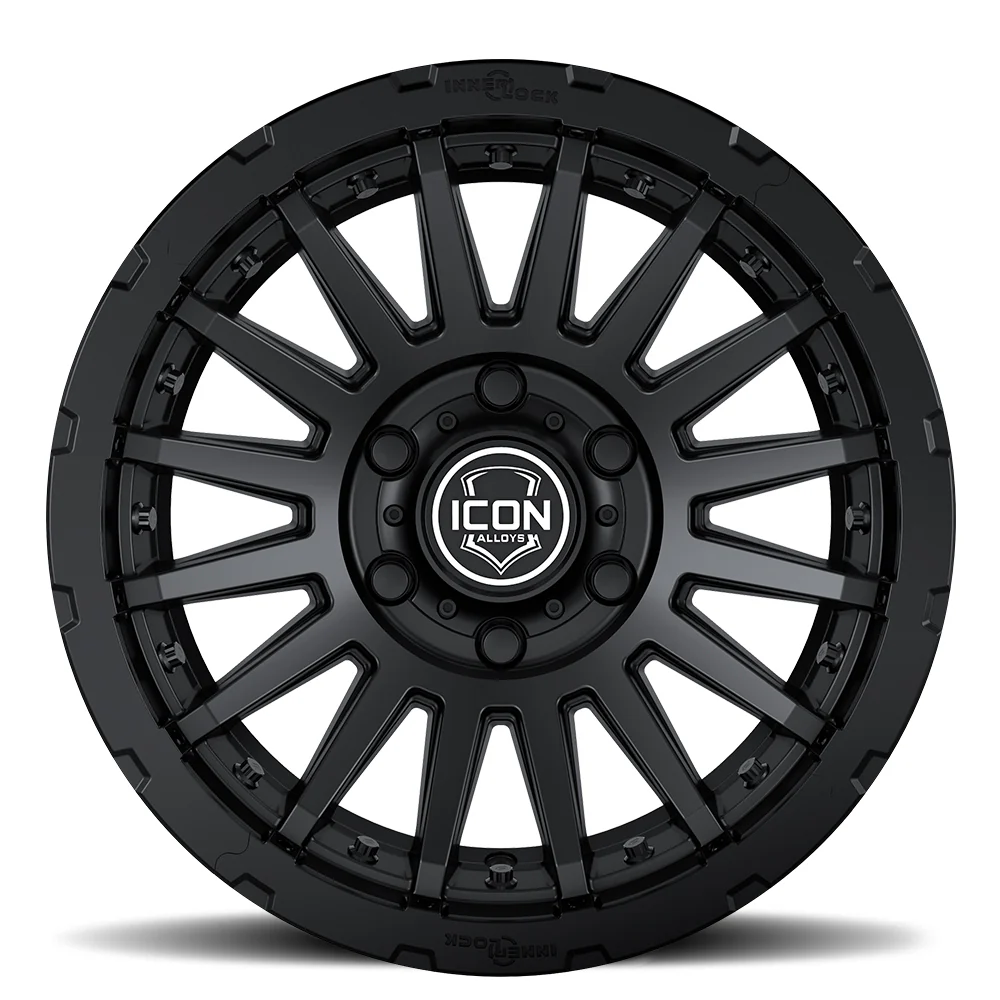 Custom Wheel - Recon - Satin Black - 18 X 9 / 6 x 5.5 / 0mm / 5" - Icon 