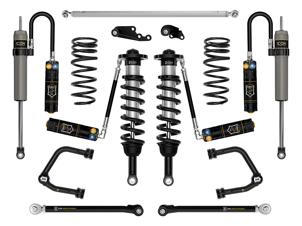 Lexus GX550 Suspension Lift Kit - 1.25-3" - ICON - Stage 8, CDXS, Tubular - 2024+
