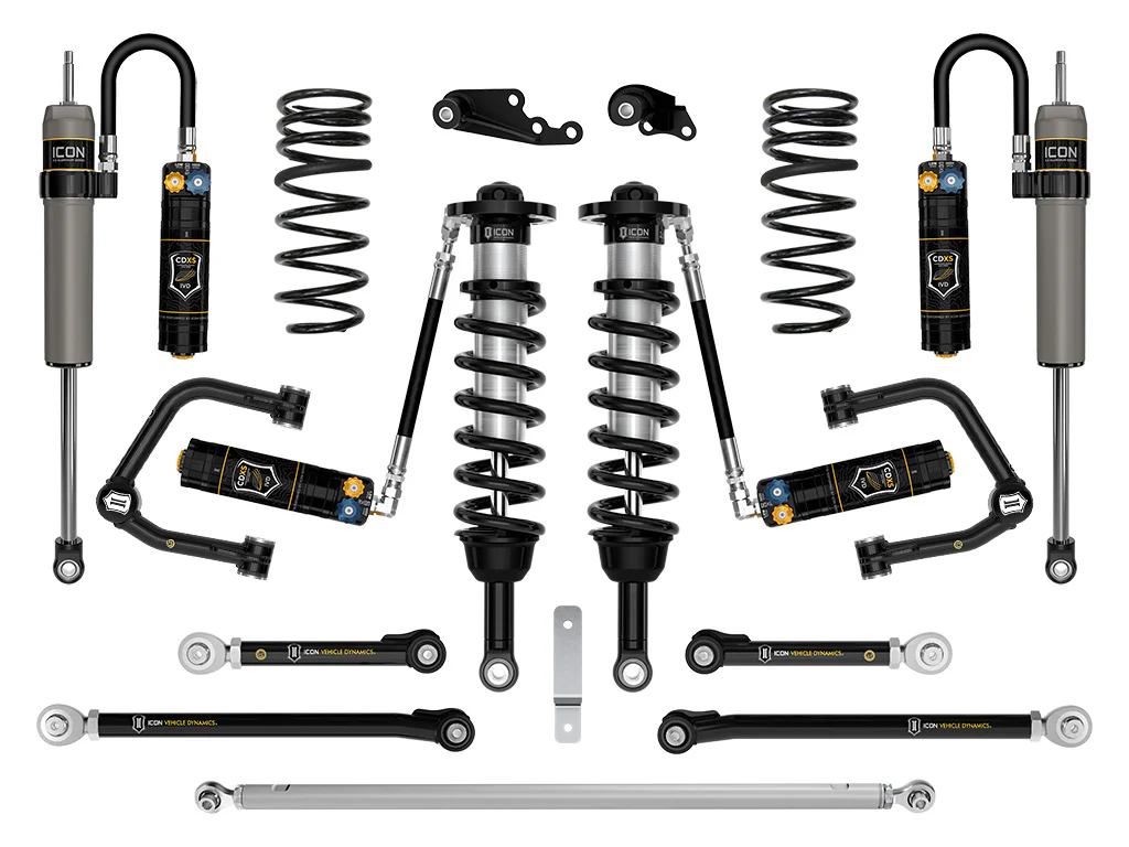 Lexus GX550 Suspension Lift Kit - 1.25-3" - ICON - Stage 9, CDXS, Tubular - 2024+