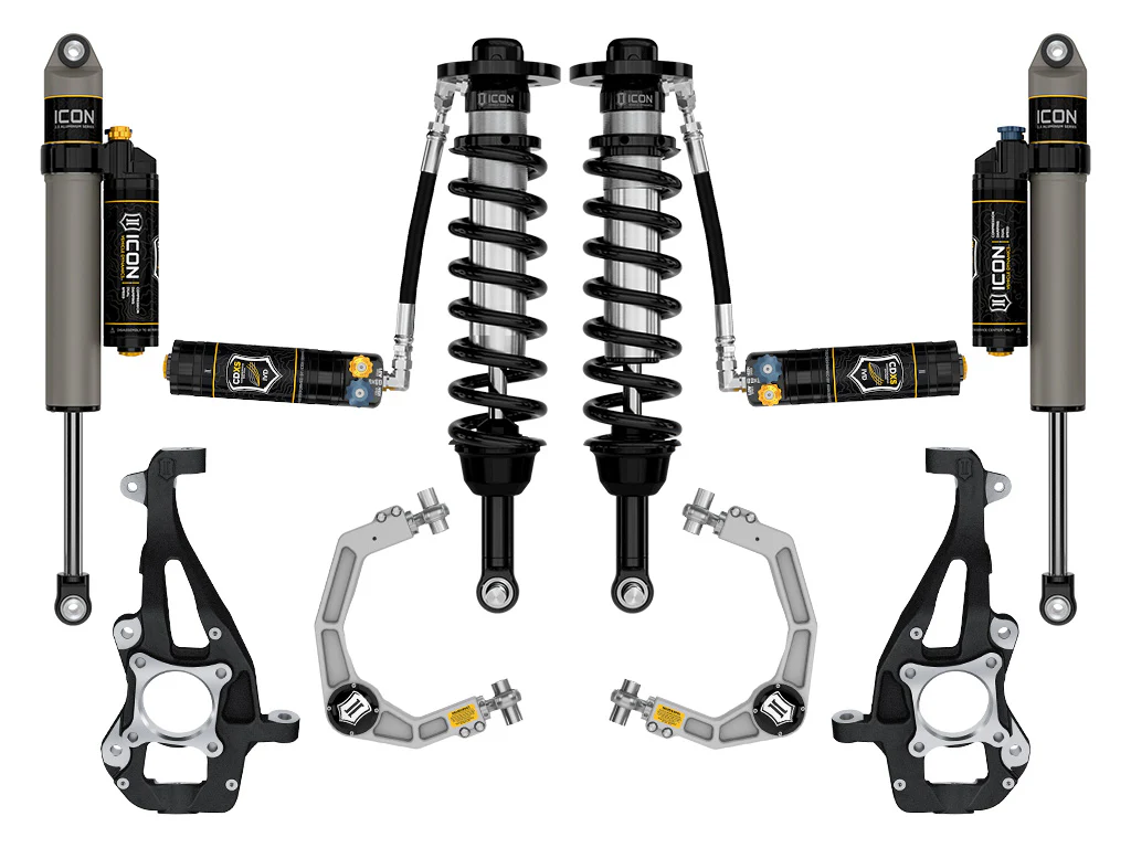 Ford F-150 Coilover Suspension Kit - ICON - 2.5 Series Stage 4 Billet CDXS - Tremor `21-`24