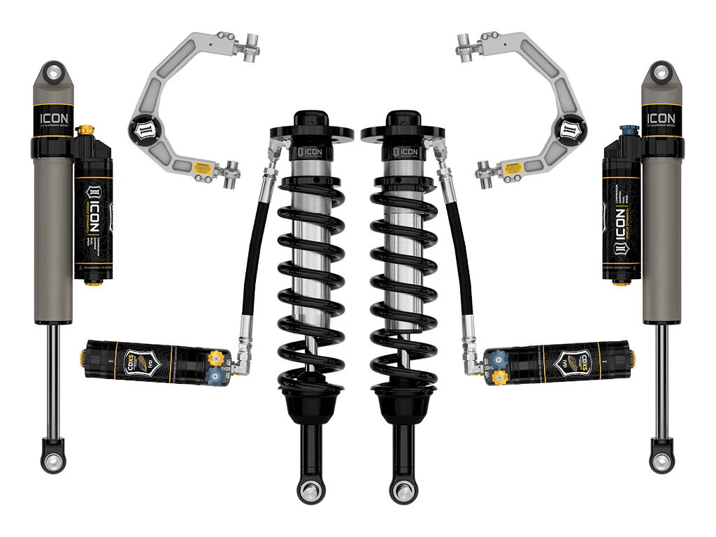 Ford F150 Coilover Suspension Kit - ICON - 2.5 Series Stage 4 Billet CDXS - Tremor `21-`24