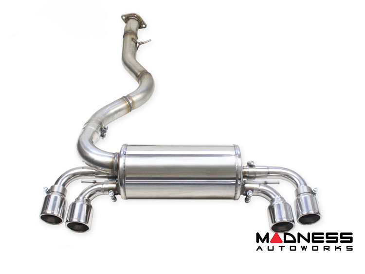 BMW 1 Series Performance Exhaust - 3.0L - Axle Back - Polished Tip - E82 M coupe (2011-2012)