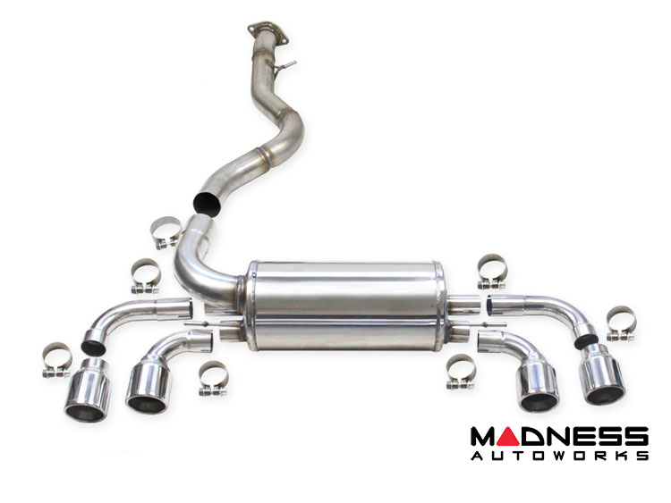 BMW 1 Series Performance Exhaust - 3.0L - Axle Back - Polished Tip - E82 M coupe (2011-2012)