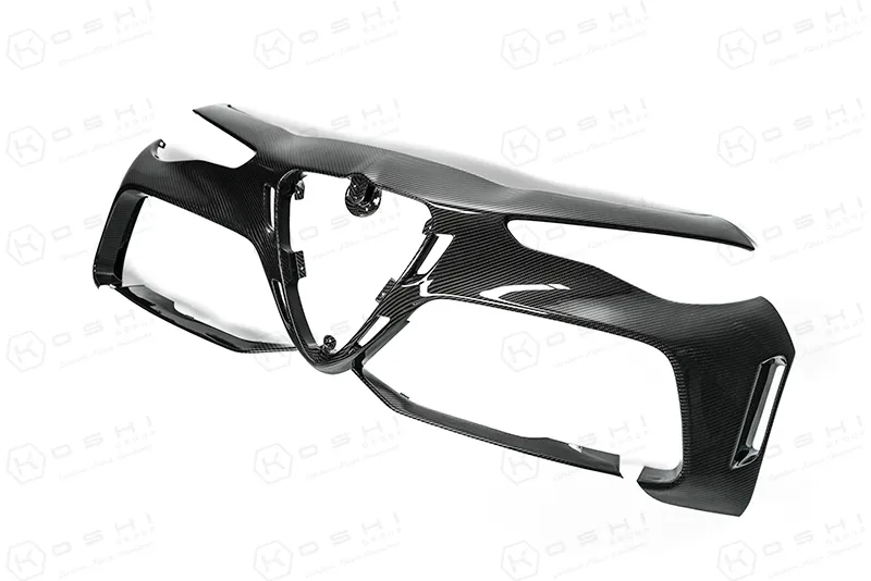 Alfa Romeo Giulia GTAm Style Front Bumper - Visual Carbon Fiber - Without Parking Sensors