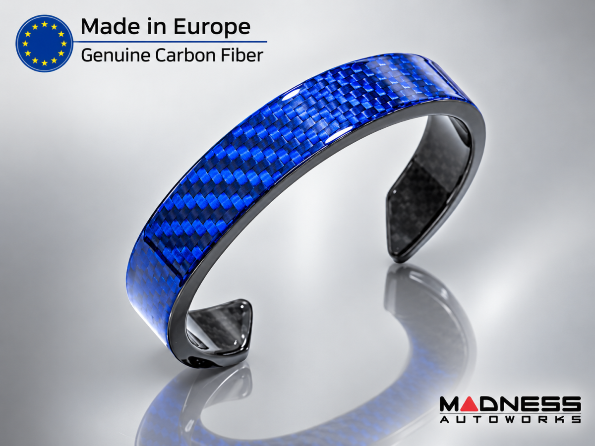 Aston Martin Accessories - Carbon Fiber Bracelet - Blue Candy