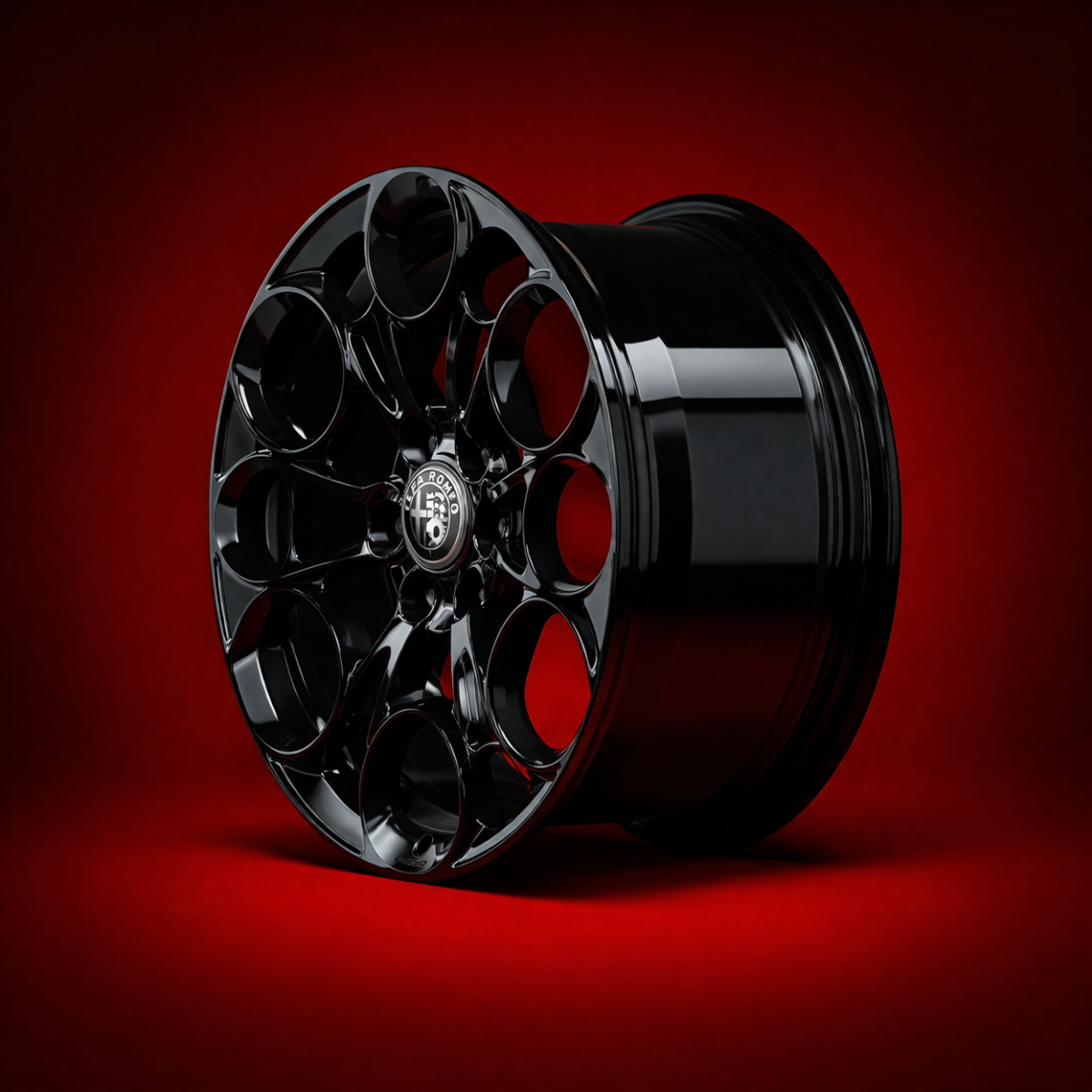 Alfa Romeo Stelvio Custom Wheels - set of 4 - KuhlFX - Forged - Stradale - 20" - Gloss Black