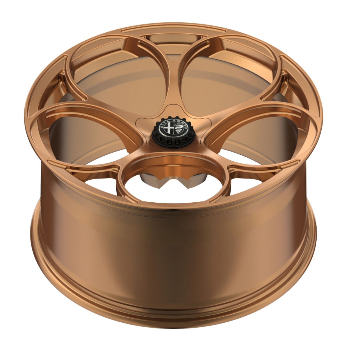 Alfa Romeo Stelvio Custom Wheels - set of 4 - KuhlFX - Forged - GTAm Style - 20" - Gloss Bronze