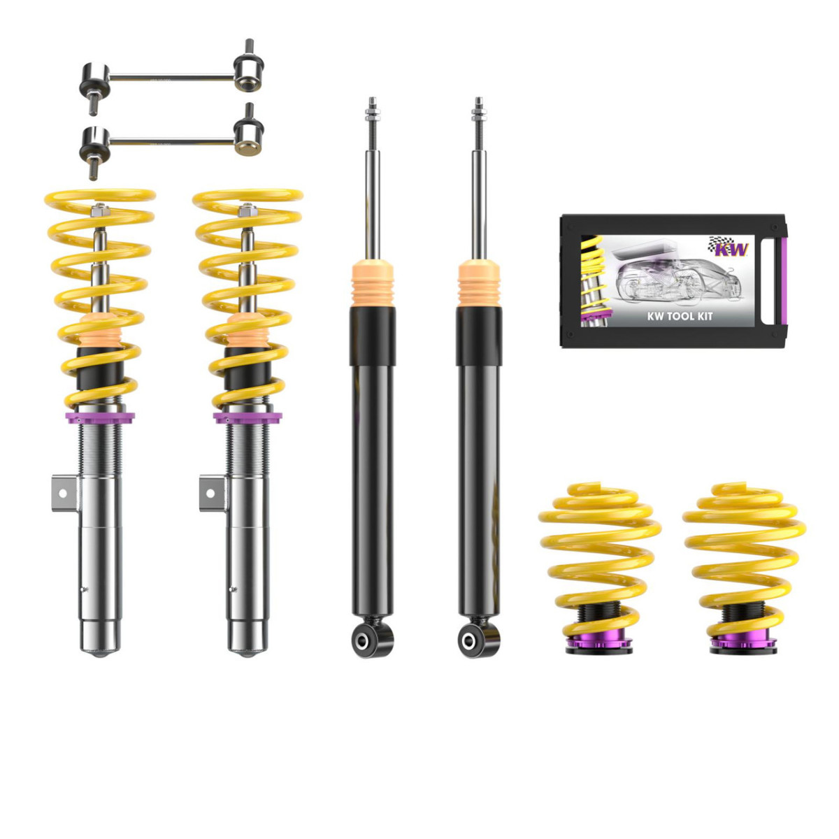 Alfa Romeo GTV Coilover Suspension Kit - KW - V2 - 1995-2005