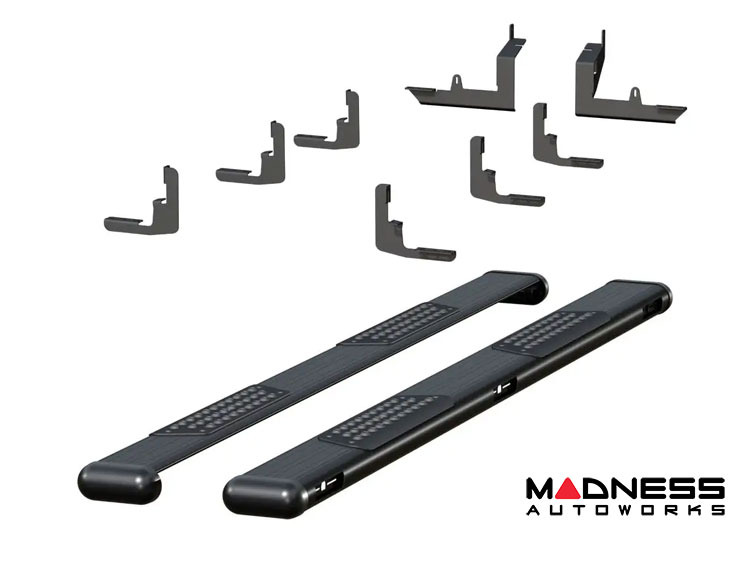 Chevrolet Silverado 1500 Crew Cab Side Steps - Aluminator Running Boards - 3-Light
