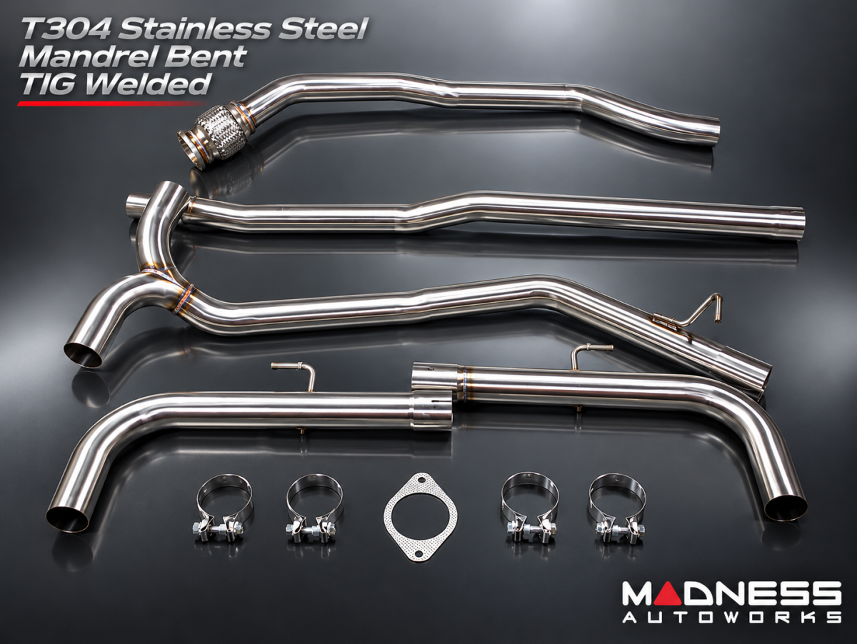 Alfa Romeo Stelvio Performance Exhaust - 2.0L - MADNESS - Monza 