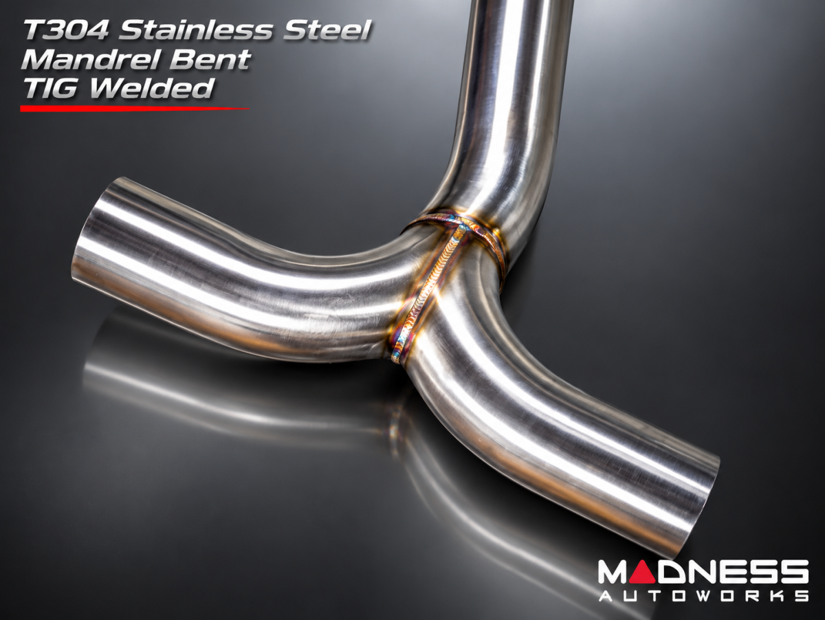 Alfa Romeo Stelvio Performance Exhaust - 2.0L - MADNESS - Monza 
