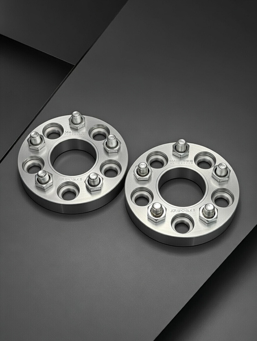 Jaguar F-Type Wheel Spacers - MADNESS - 15mm - set of 2 - Silver Finish
