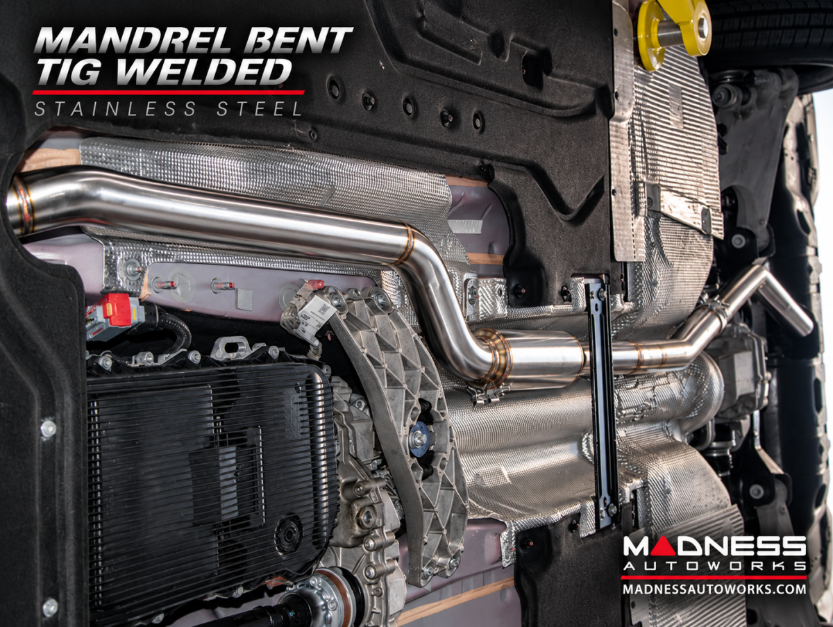 Alfa Romeo Giulia Performance Exhaust - 2.0L - MADNESS - Lusso 