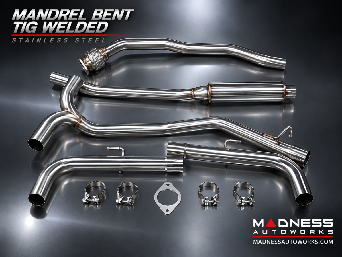 Alfa Romeo Giulia Performance Exhaust - 2.0L - MADNESS - Lusso 