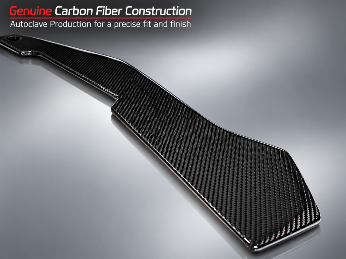 Alfa Romeo Giulia Front Spoiler - Carbon Fiber - QV Style - MADNESS - Base Model 