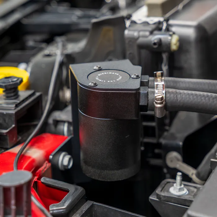 RAM 1500 Baffled Oil Catch Can Kit - Mishimoto - Black - 3.0 Hurricane `25+