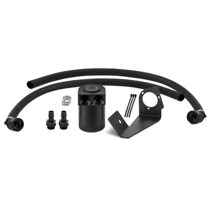 RAM 1500 Baffled Oil Catch Can Kit - Mishimoto - Black - 3.0 Hurricane `25+