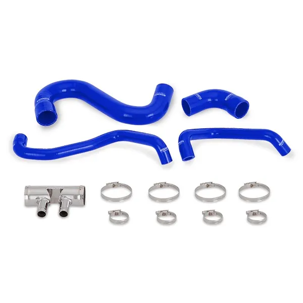 Ford Mustang GT Radiator Coolant Hose Kit - Mishimoto - Silicone Lower Hose Kit - Blue - `15-`17