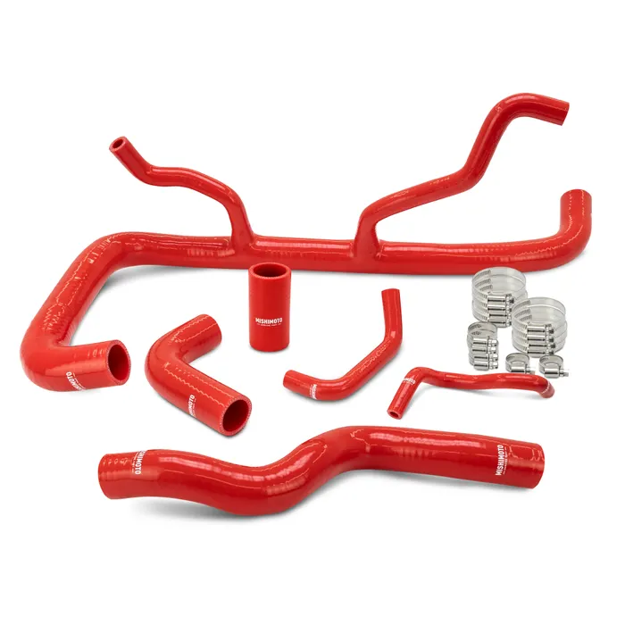 Toyota Tacoma Radiator Hose - Mishimoto - Silicone - Red - `24+