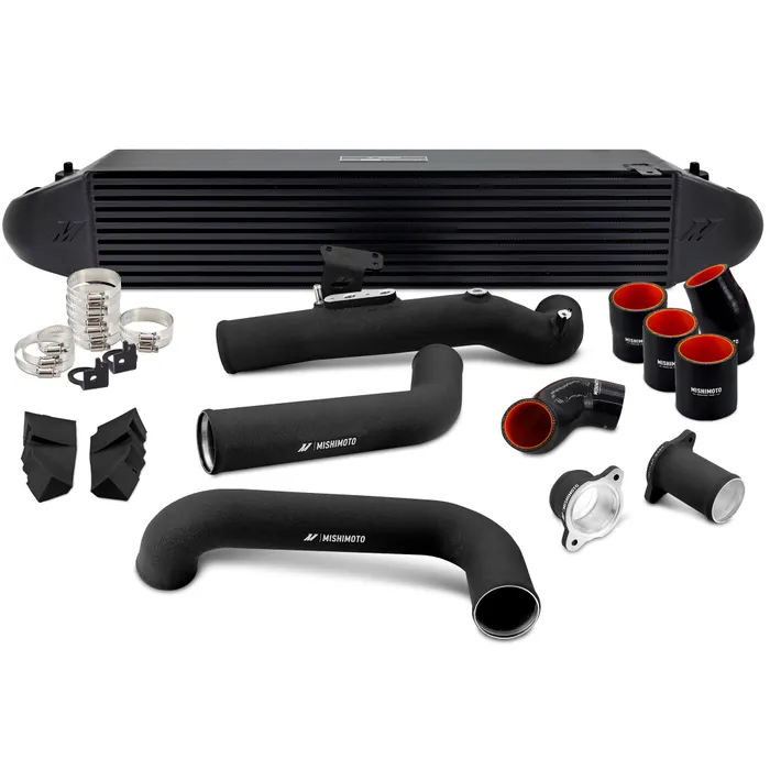 Honda Civic Intercooler Kit - Mishimoto - Black Intercooler - Black Pipes - 1.5T Si `22-`26