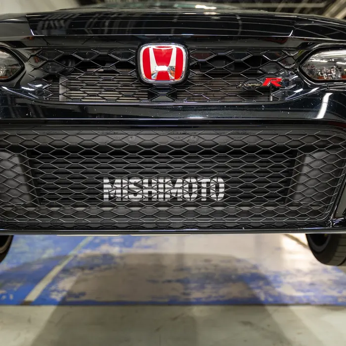 Honda Civic Type-R Intercooler Kit - Mishimoto - Black Intercooler/Red Pipes - `23-`27