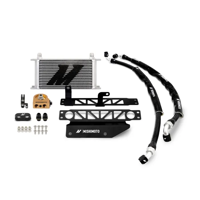 Honda Civic Type R Oil Cooler Kit - Mishimoto - Silver - `23-`27 Honda Civic Type R Oil Cooler Kit - Mishimoto - Silver - `23-`27
