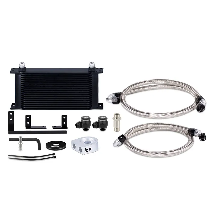 Mazda Miata Oil Cooler Kit - Mishimoto - 19-row Stacked-Plate - Black - `19+