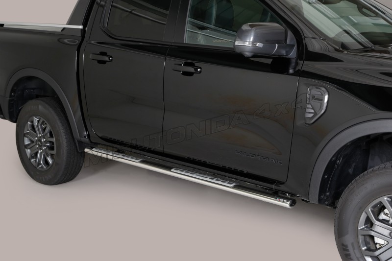 Ford Ranger Side Steps - DSP by Misutonida - Chrome