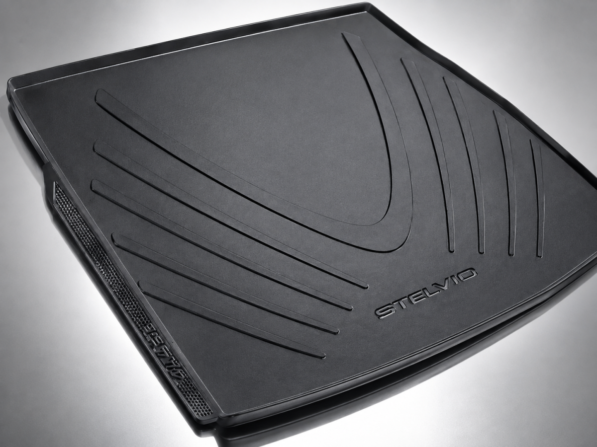 Alfa Romeo Stelvio Cargo Mat - Genuine Alfa - All Weather Rubber - w/o Premium Sound Alfa Romeo Stelvio Cargo Mat - Genuine Alfa - All Weather Rubber - w/o Premium Sound